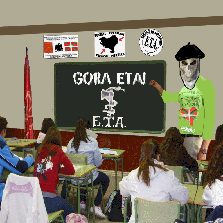 GIF ANIMADO La Guardia Civil alertaETA se infiltra en la escuela navarra